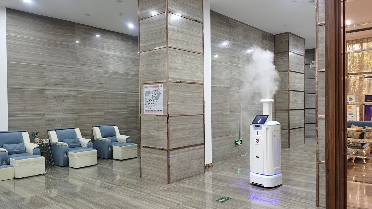 The application of intelligent epidemic prevention and disinfection robots in hotels